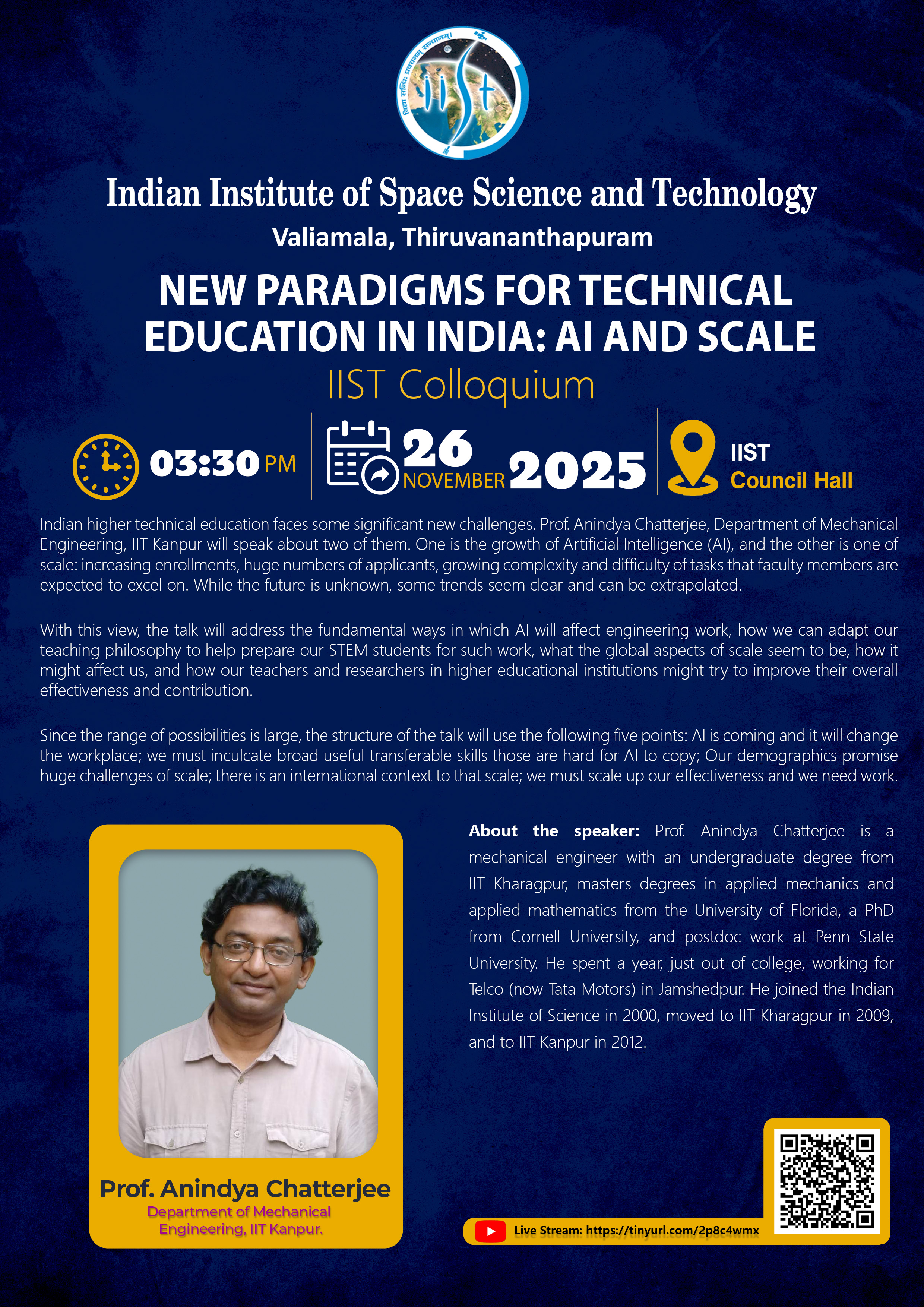 New Paradigms for Technical Education in India: AI and Scale