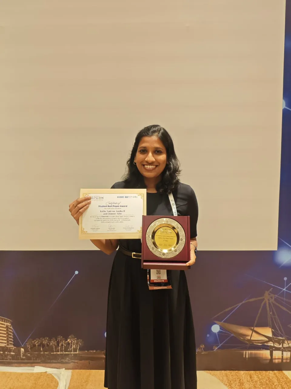 International Conference on Microwaves, Antennas & Propagation - IEEE MAPCON 2025 Best Paper Award